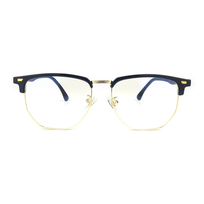 Plastic Metal Combo Browline Optical Frames 5853005